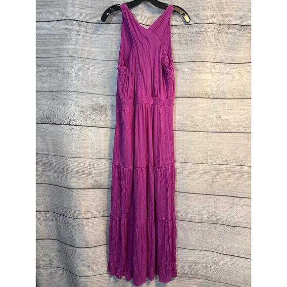 Soma Wknd Crossover Halter Maxi Bra Dress Size L - Picture 1 of 4